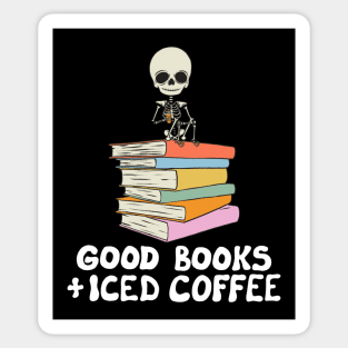 Good Books and Iced Coffee Sticker